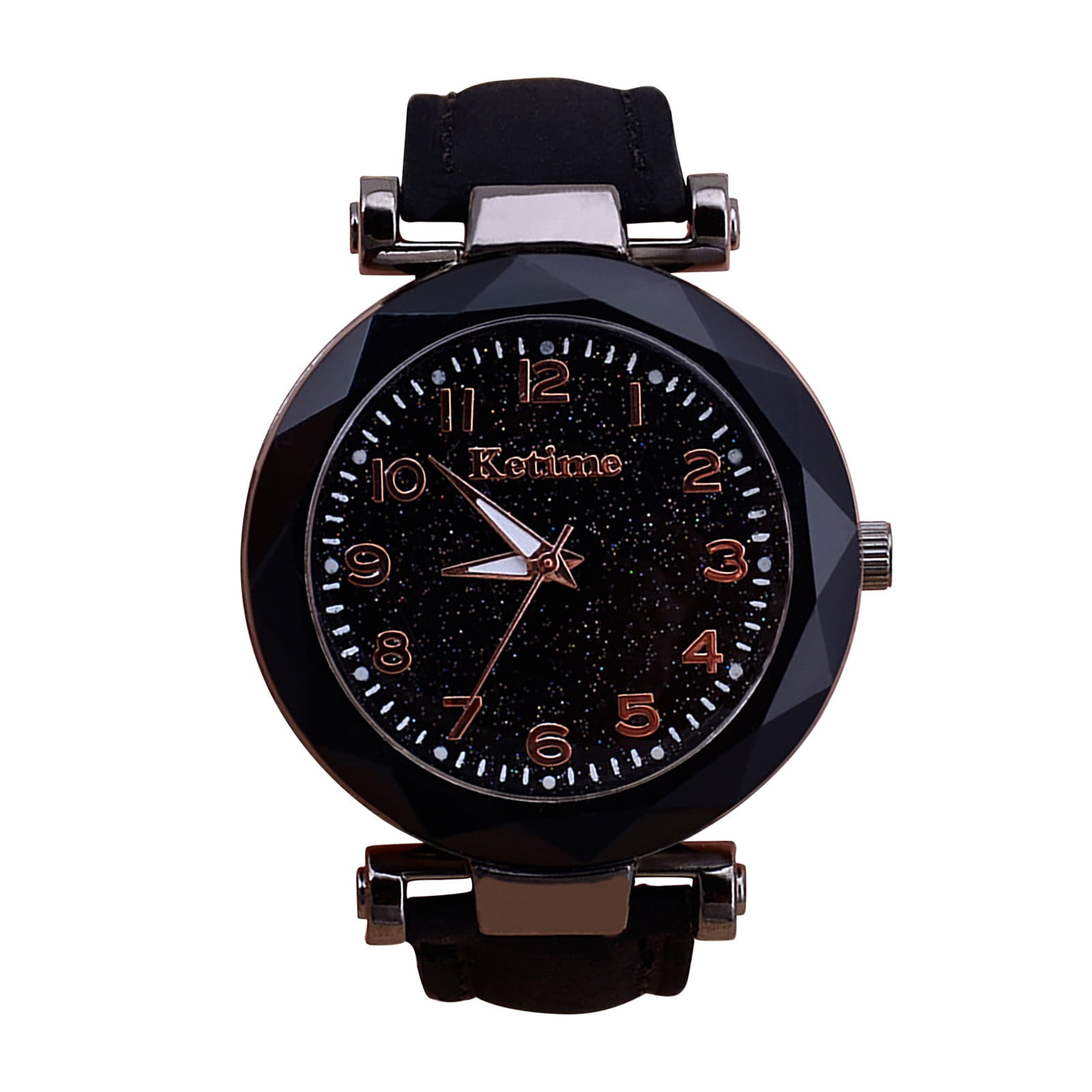 Women s Slim Sleek Dress Watch Modern Waterproof Round Tone Case