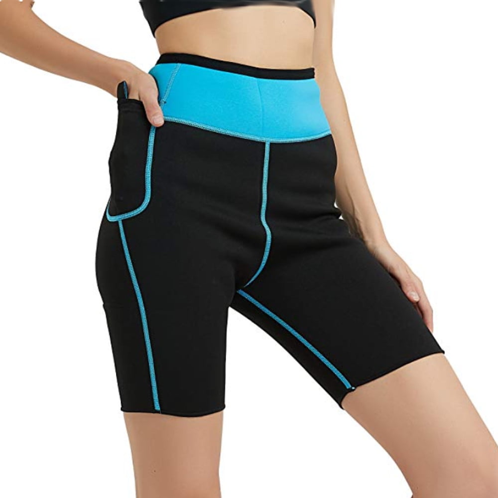 Women's Slimming Neoprene Sweat Sauna Capris Pant