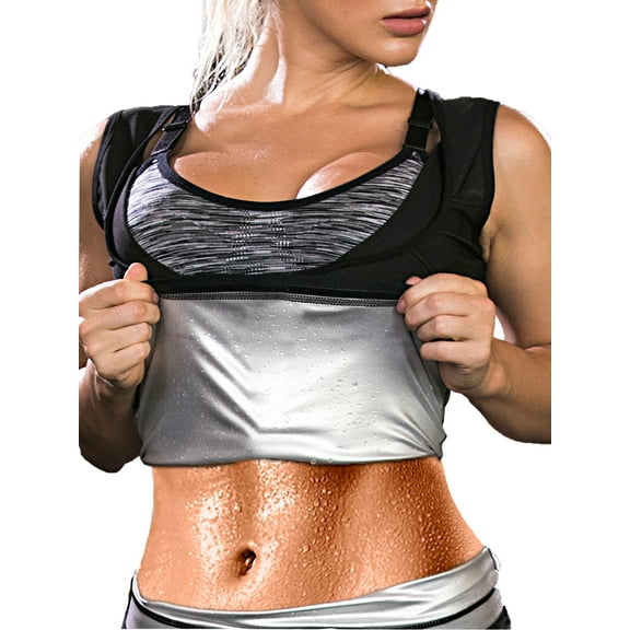 Women's Slimming Sports Vest Tank Weight Loss Sweat Shapewear Sauna Shaper Waist Trainer Corset Vest Body Shaper