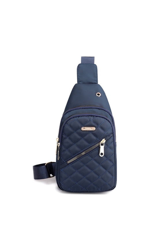 Adult Adjustable Straps Nylon Cross Body Bag in Blue, 1-Piece