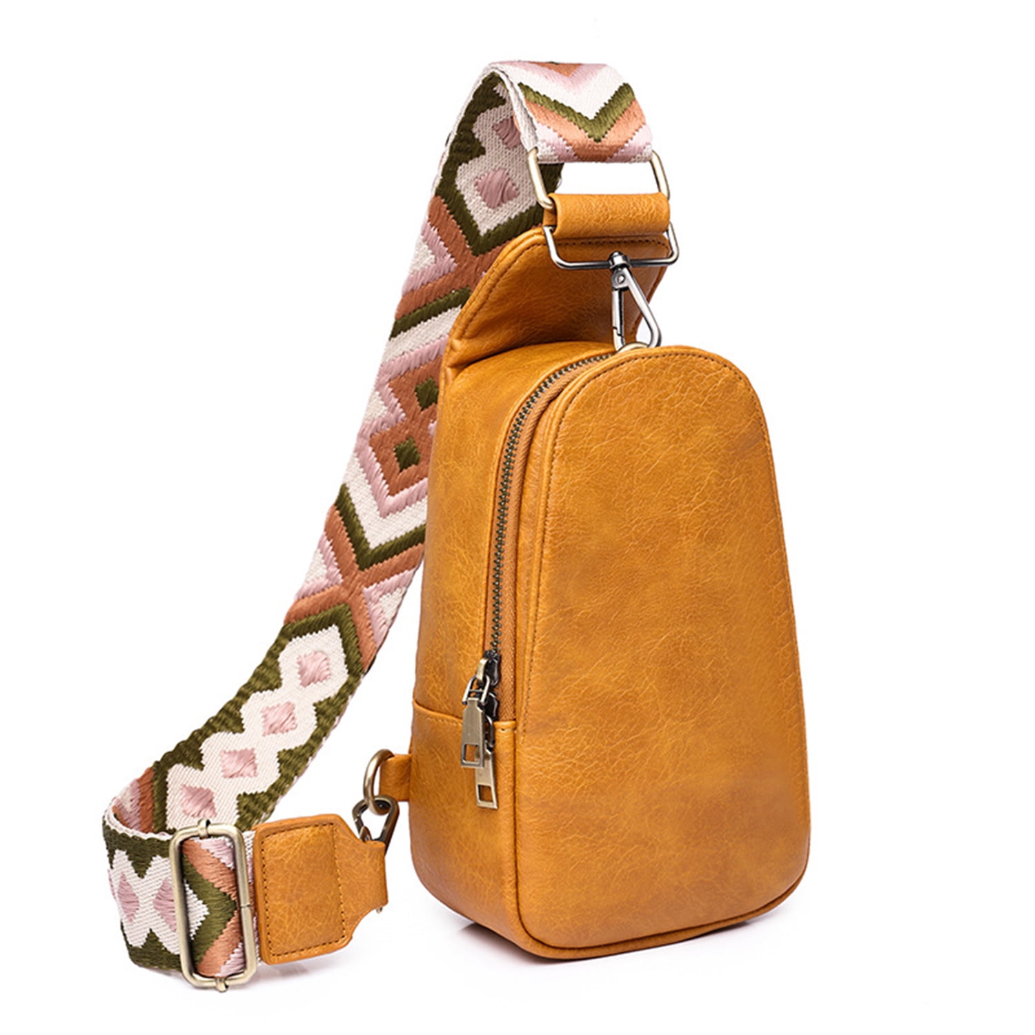 Juana Crossbody Sling Bag, Vegan Leather Sling Backpack, Chest Bag