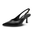 thumbnail image 1 of Women's Slingback Kitten HeelsPointed Closed Toe Pumps Shoes Black, 1 of 7