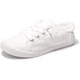 thumbnail image 1 of Women's Slip-On Canvas Sneakers - Lightweight Low Top Casual Walking Shoes with Comfortable Flat Sole, 1 of 7