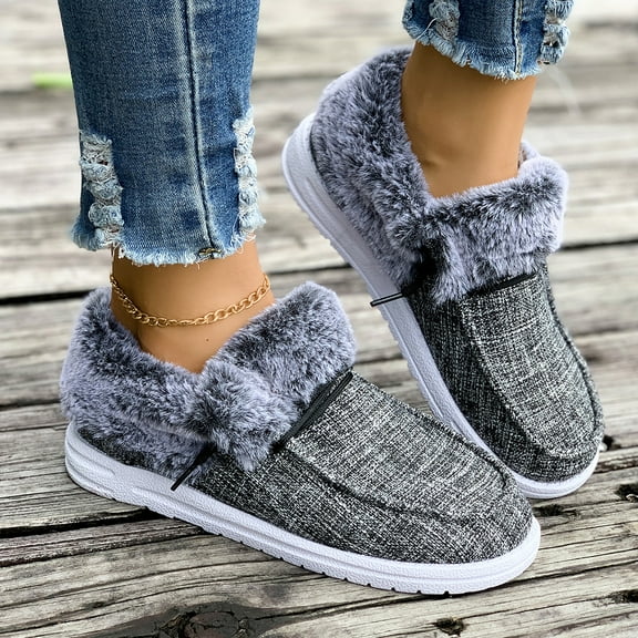 Women's Slip-On Cotton Shoes - Casual shoes with Lightweight Comfort