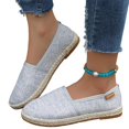 thumbnail image 1 of Women's Slip On Flat Shoes Comfortable Low Heel Casual Summer Sandals for Beach Walking Dress Up with Jeans, 1 of 5