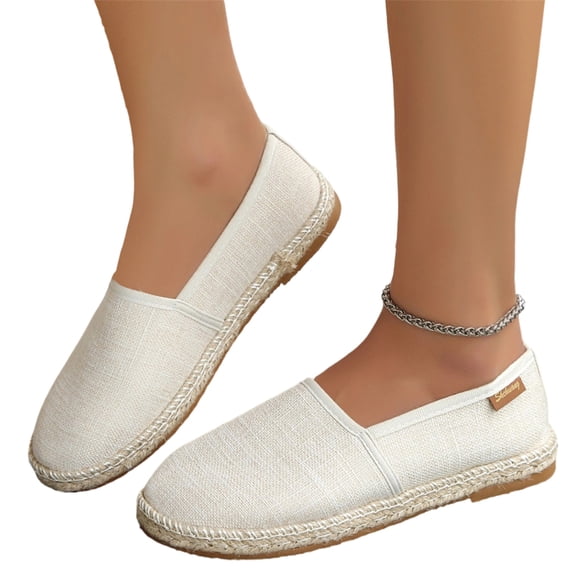Women's Slip On Flat Shoes Comfortable Low Heel Casual Summer Sandals for Beach Walking Dress Up with Jeans