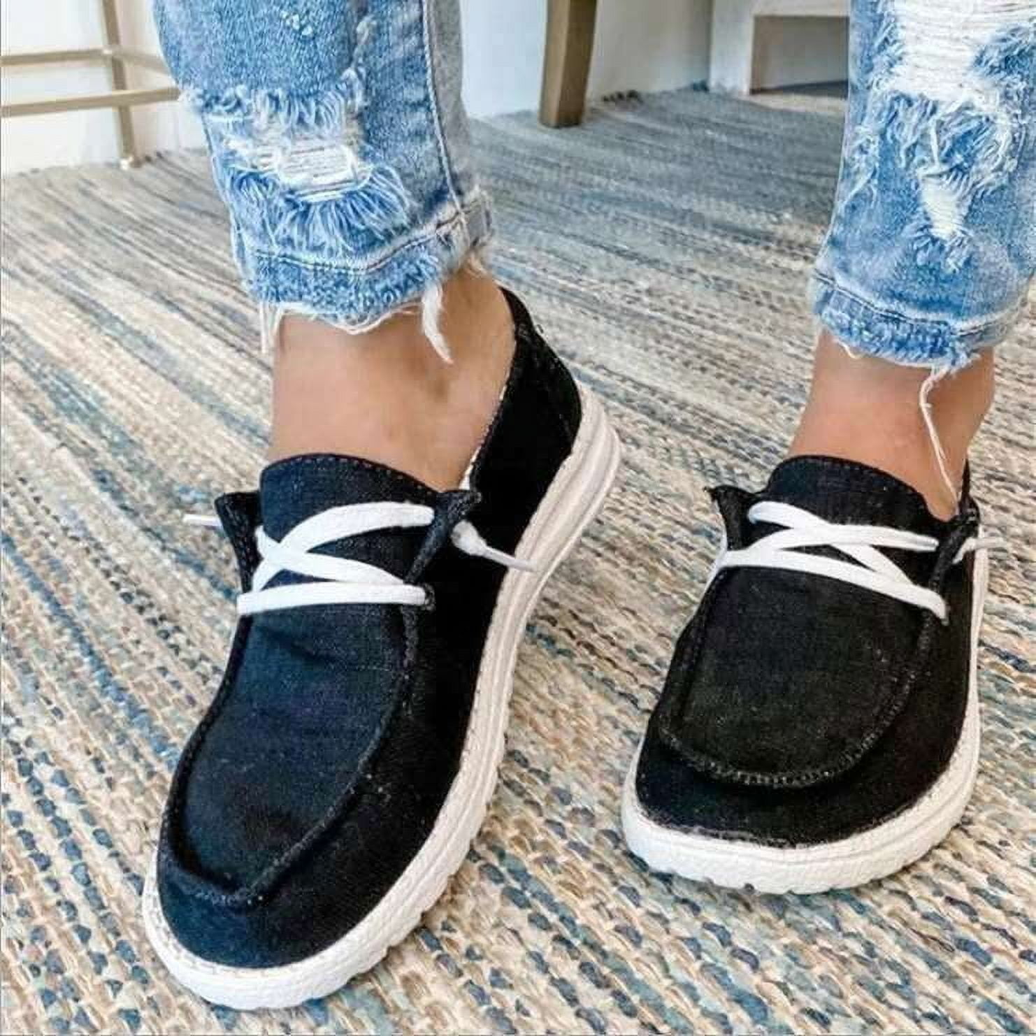 Quaouag Loafers For Women Business Casual Shoes Comfortable & Lightweight Penny Loafers Slip On Work Flats