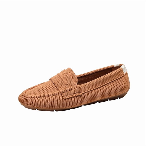 Women's Slip-On Loafers - Comfortable Work Flats for Dressy Casual & Walking