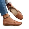 thumbnail image 1 of Women’s Slip-On Loafers Flats, Soft Leather Comfort Walking Shoes, Lightweight Non-Slip Driving Moccasins, 1 of 7