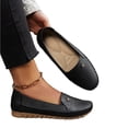 thumbnail image 1 of Women’s Slip-On Loafers Flats, Soft Leather Comfort Walking Shoes, Lightweight Non-Slip Driving Moccasins, 1 of 7