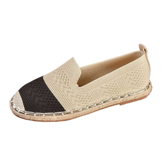 Women's Slip On Mules for Quick School Pickup & Dropoff Breathable Mesh On Fisherman Shoes With Striped Design For Casual Wear