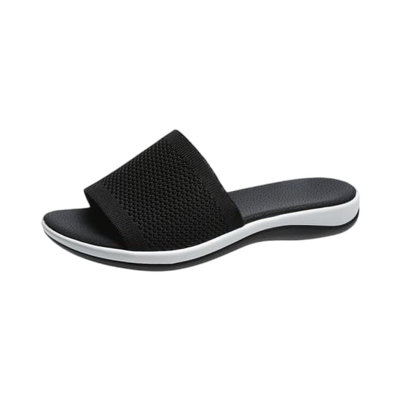 Women’s Slip-On Sandals for Summer, Comfortable Slides for Women, Lightweight Open Toe Casual Mules, Soft Sole Everyday Footwear for Home, Travel, Beach, Pool, Vacation, Daily Wear,38