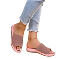 thumbnail image 1 of Women’s Slip-On Sandals for Summer, Comfortable Slides for Women, Lightweight Open Toe Casual Mules, Soft Sole Everyday Footwear for Home, Travel, Beach, Pool, Vacation, Daily Wear,40, 1 of 8