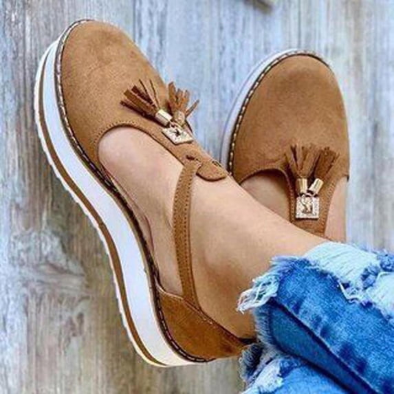 Women's Slip On Shoes Flats Soft Knit Lightweight Flats Fashion Comfortable For Walking Sneakers Slip On Shoes Brown 9