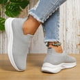 thumbnail image 1 of XIMIN Women's Slip On Sneakers Women Non Slip Work Shoes Comfortable Lightweight Breathable Casual Shoes for Walking Travel Work Footwear, 1 of 7