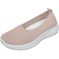 thumbnail image 1 of Women's Slip-On Walking Sneakers - Breathable Mesh Flat Comfort Shoes for Travel & Daily Wear, 1 of 13