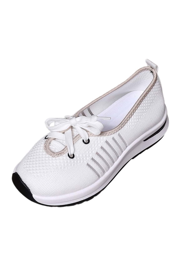 Women's Slip On Sandals for Summer Festivals & Events Women's Fly Weaving Middle Elderly Weaving Mesh One Footsteps Lightweight Non Comfortable Walking Breathable Shoes