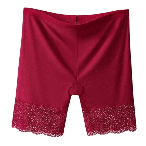 Women's Shorts for Under Dresses Lace Safety Shorts Anti Chafing Boyshort Underwear Seamless Underwear Safety Shorts(,XXL)