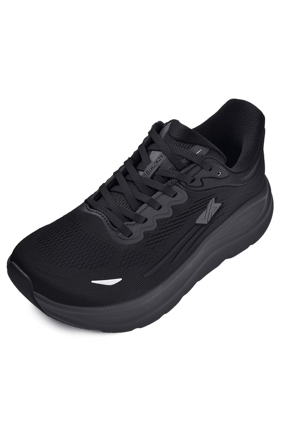 Women's Slip in Hands up Free Wide Toe Box Running Shoes Arch Support Cushion Walking Sneakers with Zero Drop Sole