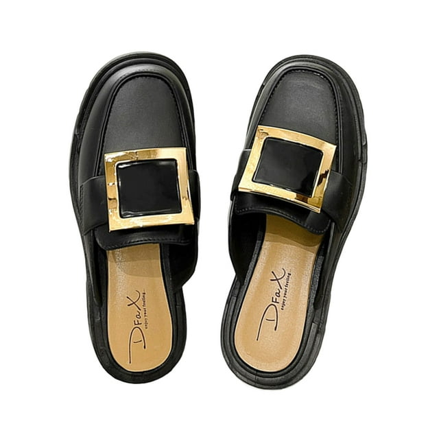 Women's Slipon Loafer Slipon Arch Support High Increased Solid Color