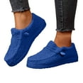 thumbnail image 1 of Women's Slip on Loafers Orthopedic Fleece Lined Boat Casual Shoes Arch Support Outdoor Plush Short Booties, 1 of 7