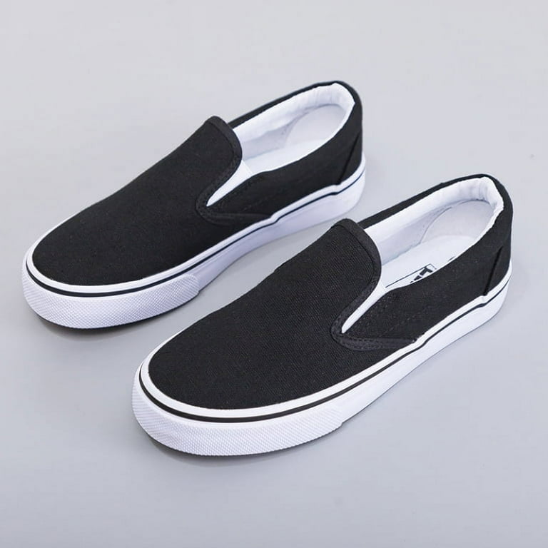 Women's Slip on Shoes Canvas Sneakers Loafers Non Slip Shoes Low