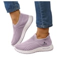 thumbnail image 1 of Women's Slip on Sneakers Breathable Platform Soft Sole Tennis Shoes Lightweight Athletic Gym Non Slip Work Shoes, 1 of 7