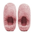 thumbnail image 1 of Women's Slippers House Shoes Memory Foam Plush Fleece Lined Shoes Fuzzy Soft Sole Indoor And Outdoor Slip On Home Slippers, 1 of 6