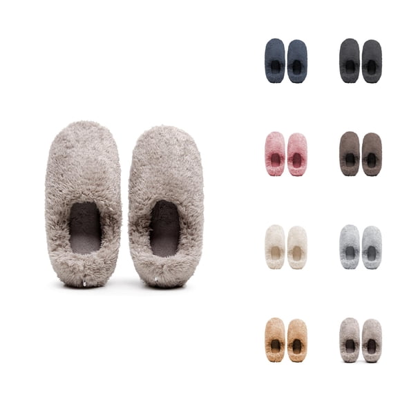 Women's Slippers Indoor Outdoor Cozy Winter Slippers with Thick Sole Warm Lining for Home Comfort and Everyday Wear for Couples