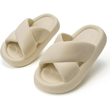 Women's Slippers Sandals Anti-Slip Soft Open Toe for Spa Bathroom Bedroom Pool Gym Indoor Outdoor