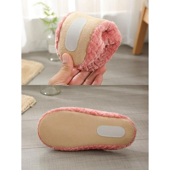 Women's Slippers Solid Color Soft Bottom Silent Slippers Indoor Cotton Slippers