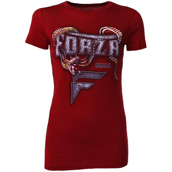 Women's Slither MMA T-Shirt - Scarlet