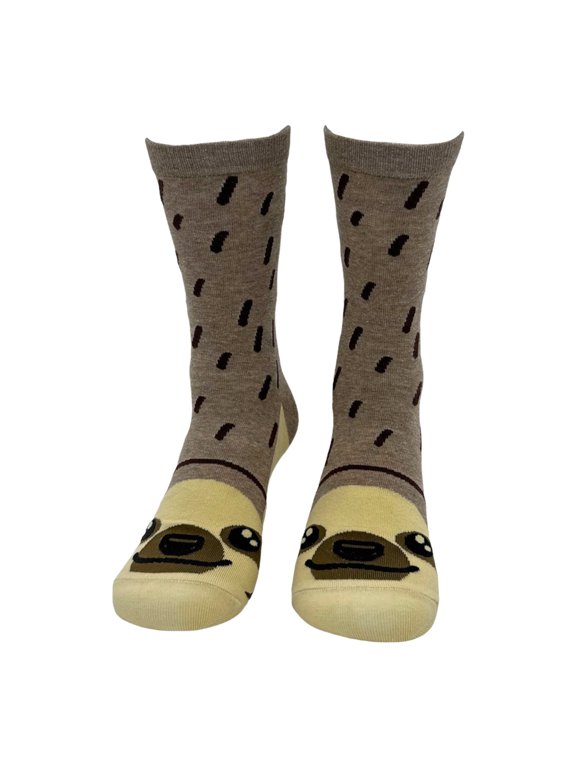Women's Sloth Socks Funny Cute Cuddly Lazy Mammal Footwear
