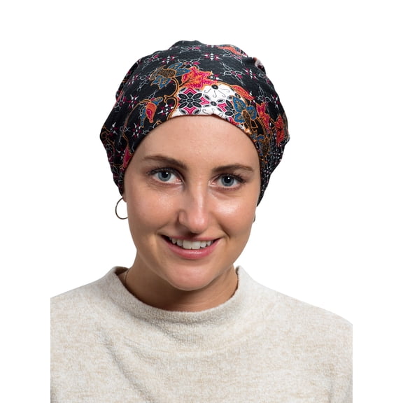 Women’s Slouchy Baggy Chemotherapy Floral Batik Prints Multicolor