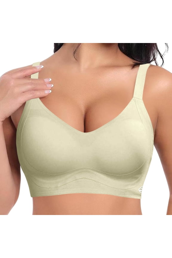 This Women's Small Bust With A Tight Fitting Sagging Seamless And Adjustable Steel Ring Bra Women Bras Wireless Full Coverage 36c Bras for Women Push up 36ddd Sports Bras for Women Sports Bra for Big