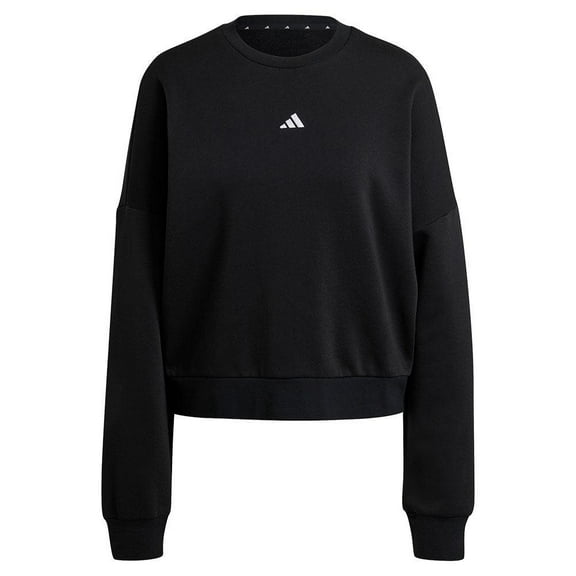 Women's Small Logo Feel Cozy Training Sweatshirt Black