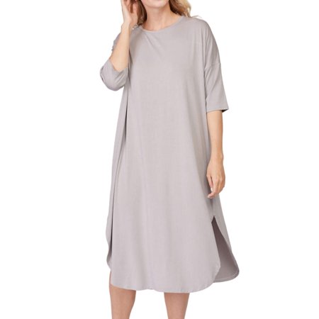 Women's Small/Medium Gray Keila Fleece Sherpa Robe
