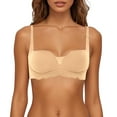 thumbnail image 1 of Women's Small Push Up Thickened And Enlarged Upper Support Bra, 1 of 2