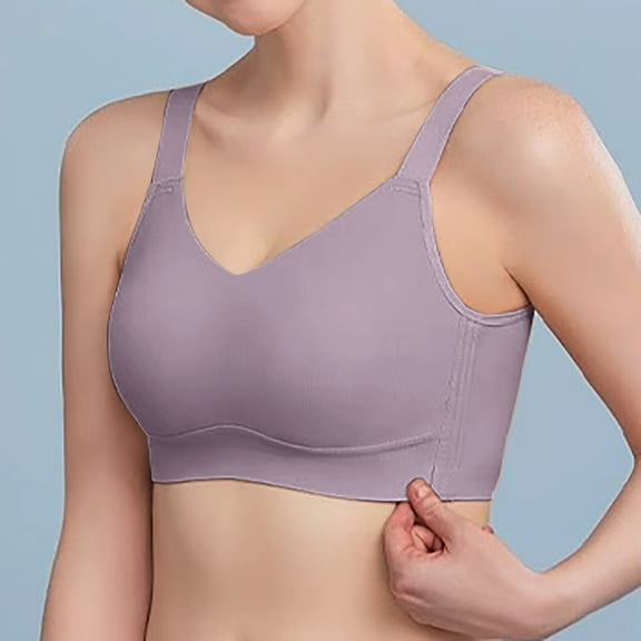 Women's Small Sagging Thin Thin Traceless Rabbit Ears Bra Underwear Sports Brawls for Women Compression Sports Bra Sports Bras for Women High Support Pack Low Support Sports Bras for Women Womens