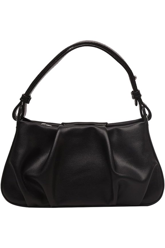 Women's Small Shoulder Bag Cute Soft Small Clutch Wallet Waterproof Leather Handbag Small Hobo Wallet Retro Classic