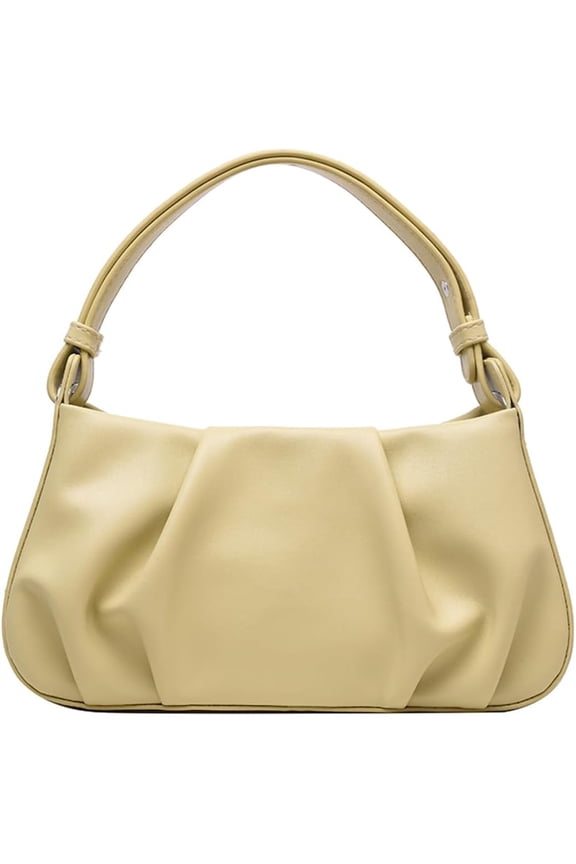 Women's Small Shoulder Bag Cute Soft Small Clutch Wallet Waterproof Leather Handbag Small Hobo Wallet Retro Classic