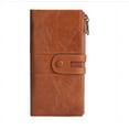 thumbnail image 1 of Women's Small Wallets RFID Blocking Leather Wallet with Zipper Coin Pocket, 1 of 4