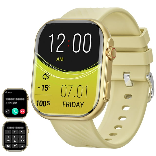 Women's Smart Watch, 2.0 Inch Wireless Talking (Answer/Dial) Smart