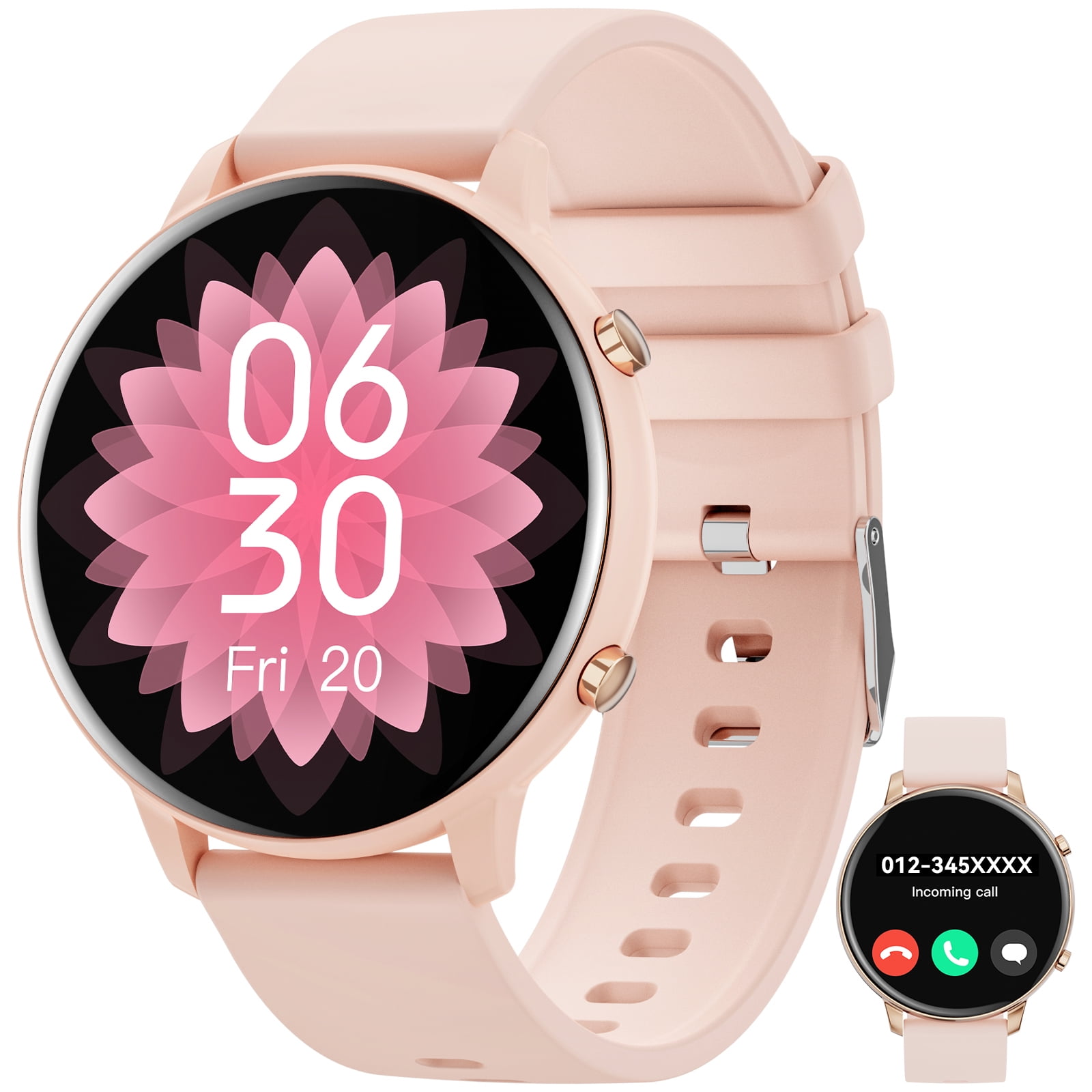 Amazfit Bip 5 Smart Watch with Ultra Large Screen & Bluetooth Calling –  Pastel Pink