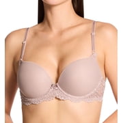 Women's Smart and Sexy 85046 Signature Lace Underwire Push Up Bra (Bark 38C)