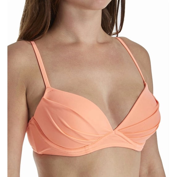 Women's Smart and Sexy SA1002 Swim Secret The Heavenly Convertible Swim Top (Peach Luster 34D)