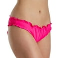 thumbnail image 1 of Women's Smart and Sexy SA1008 Swim Secret The Ruffle Cheeky Bikini Swim Bottom (Fuchsia Sizzle S), 1 of 2