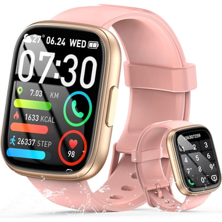 Smart Watch for Men Women (Answer/Make Calls),1.95" Touchscreen Fitness Tracker with 110+ Sport Modes,Heart Rate/Sleep Monitor/Pedometer Fitness Watch,IP68 Waterproof Activity Tracker for Android iOS