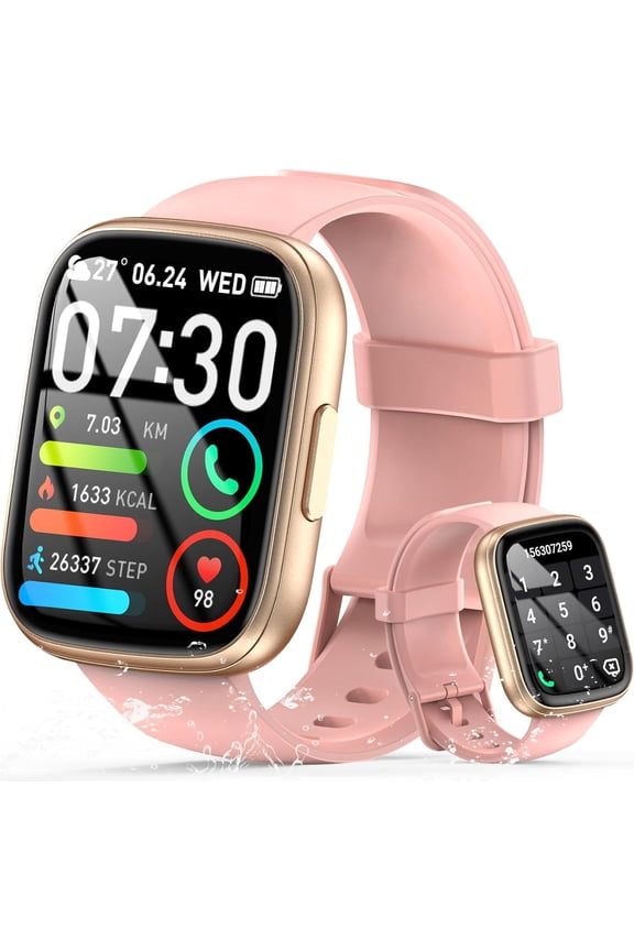 Smart Watch for Men Women (Answer/Make Calls),1.95" Touchscreen Fitness Tracker with 110+ Sport Modes,Heart Rate/Sleep Monitor/Pedometer Fitness Watch,IP68 Waterproof Activity Tracker for Android iOS