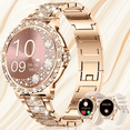 thumbnail image 1 of Vosoirsi Women's Smartwatch, 1.32 Inch Diamond Design, Call Function, Menstrual Tracker, 110 Sports Modes, 1 of 9